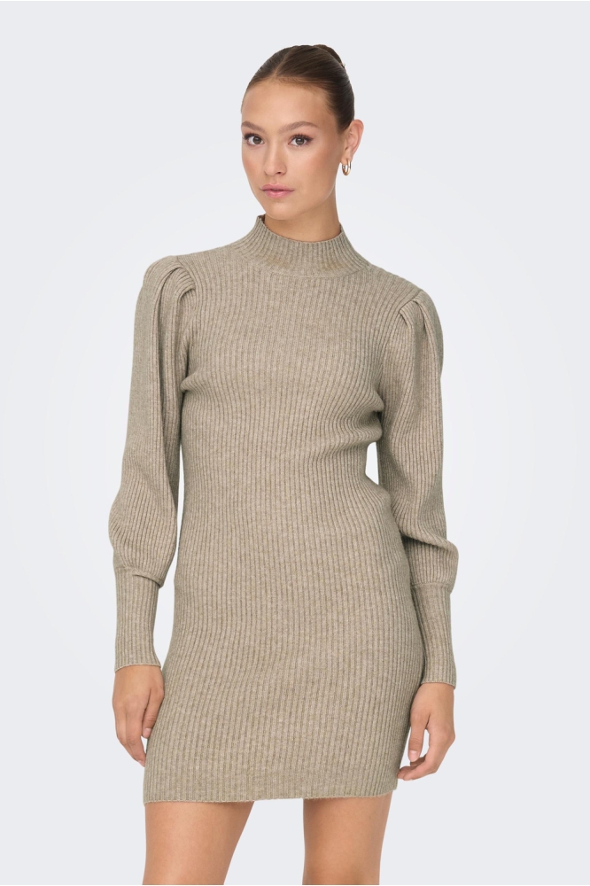 ONLKATIA L/S DRESS KNT NOOS 15232502 MOCHA MERINGUE